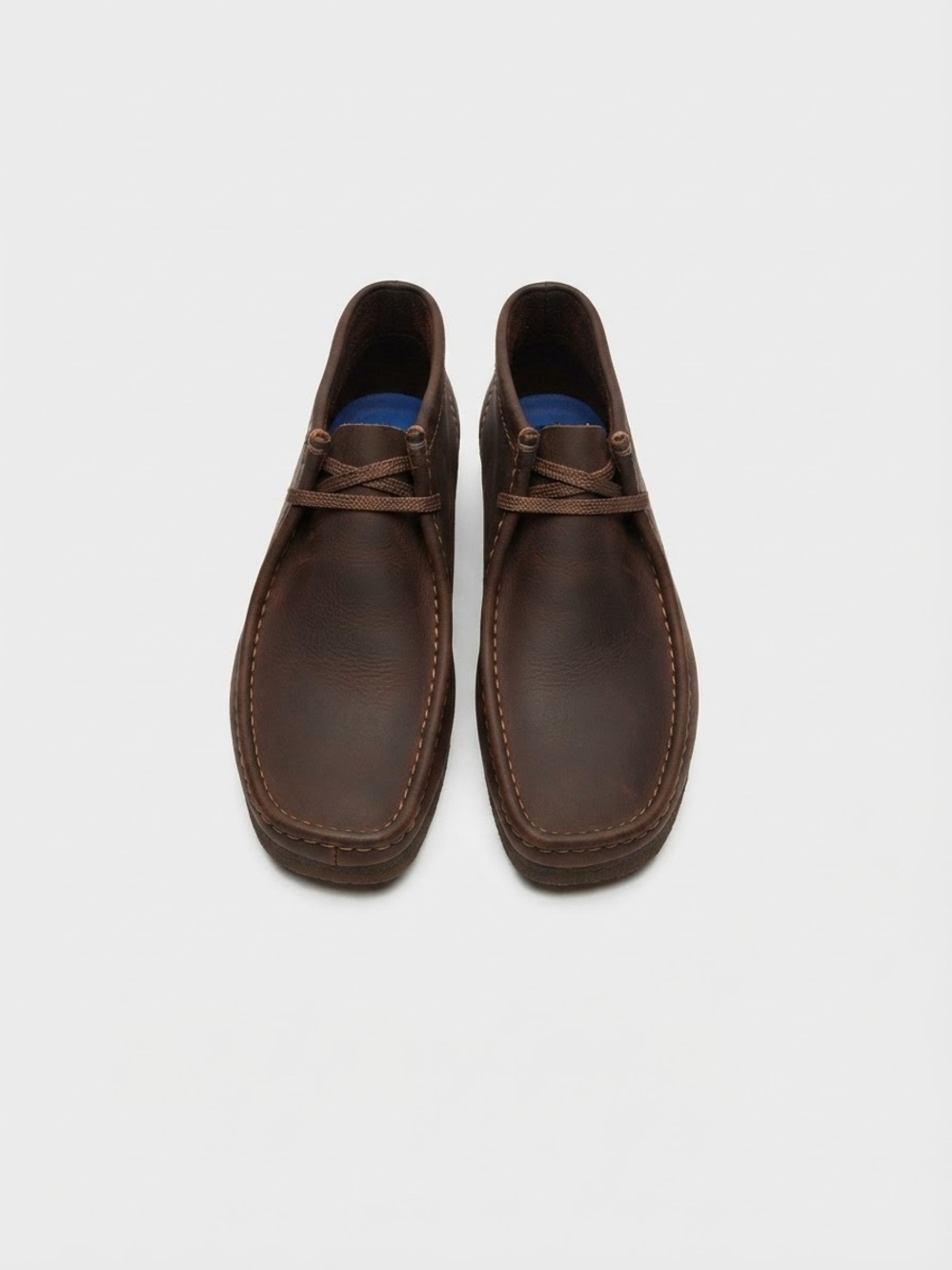 Clarks Men's Dark Brown Leather Chukka Boots